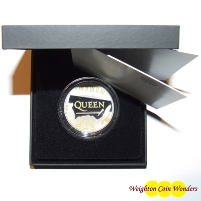(image for) 2020 1oz Silver Proof Coin (Coloured) - QUEEN